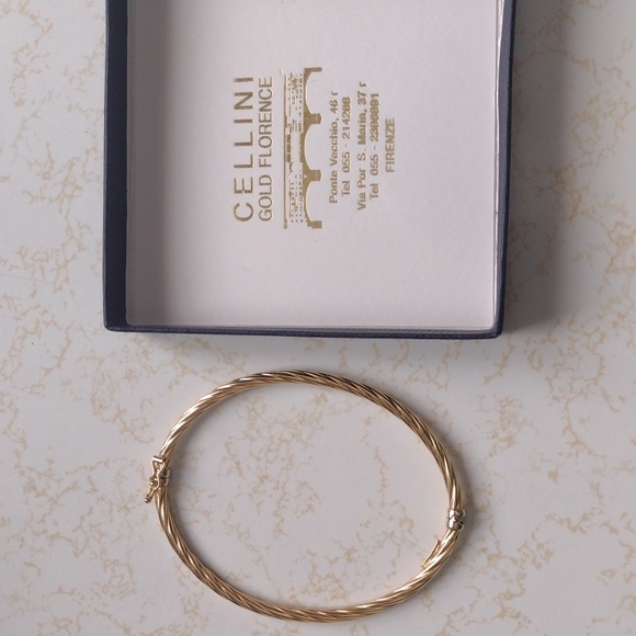 10K solid gold bracelet from Italy, new in box - Picture 13 of 16